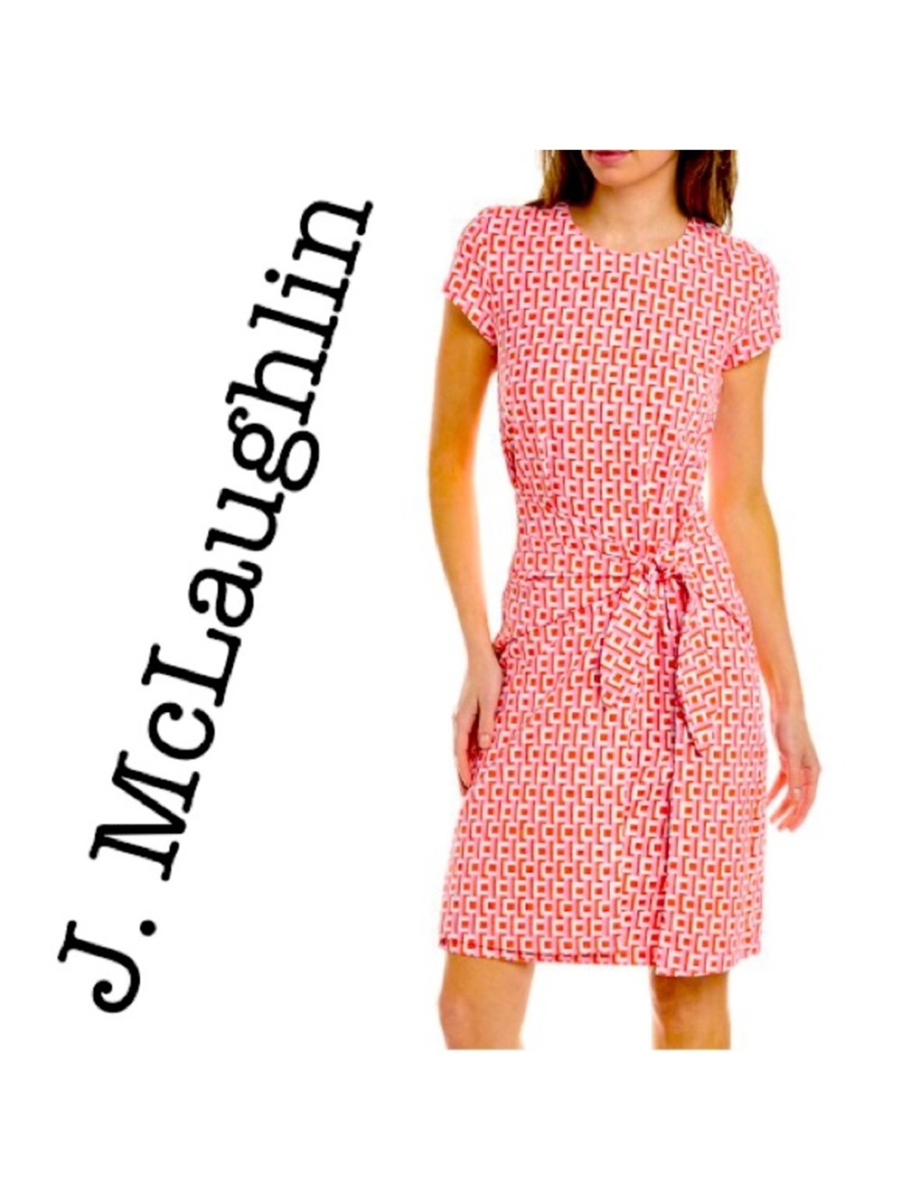 J. McLaughlin Havanna Catalina Cloth Dress size L